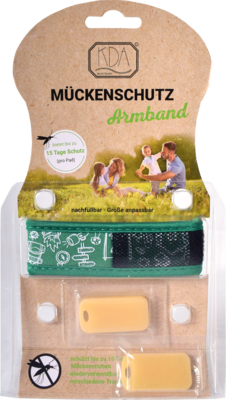 MÜCKENSCHUTZ Armband grün KDA