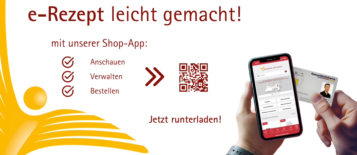 Jetzt E-Rezept einlösen mit unserer App